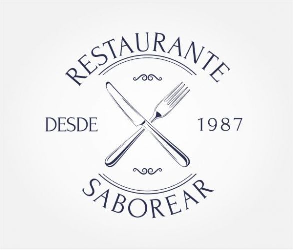 Identidade visual para Restaurante Saborear